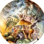 Декоративная тарелка Beerenschmaus, Lilien, Ягодный праздник. Австрия