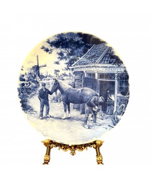 Декоративная тарелка Delft. Голландия
