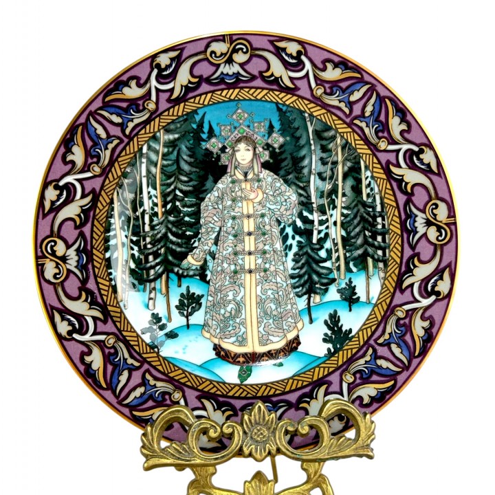 Декоративная тарелка Русские сказки The snow maiden, Снегурочка, Villeroy&Boch, Heinrich. Германия