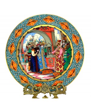 Декоративная тарелка Русские сказки Vasilisa the fair, Василиса Прекрасная Villeroy&Boch, Heinrich. Германия