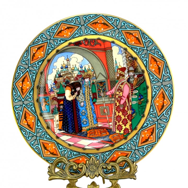 Декоративная тарелка Русские сказки Vasilisa the fair, Василиса Прекрасная Villeroy&Boch, Heinrich. Германия