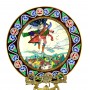 Декоративная тарелка Русские сказки Кощей несет Марью Моревну, Villeroy&Boch, Heinrich. Германия