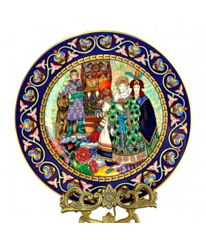 Декоративная тарелка Русские сказки Царь Берендей, Villeroy&Boch, Heinrich. Германия 