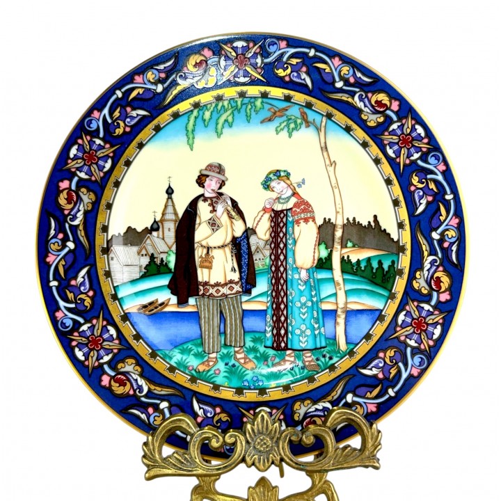 Декоративная тарелка Русские сказки, Снежная королева, Villeroy&Boch, Heinrich. Германия