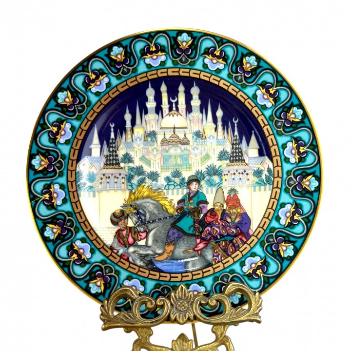 Декоративная тарелка Русские сказки Firebird, Жар-Птица, Villeroy&Boch, Heinrich. Германия