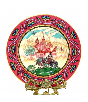 Декоративная тарелка Русские сказки Иван Царевич и Марья Маревна, Villeroy&Boch, Heinrich. Германия