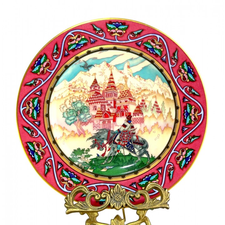 Декоративная тарелка Русские сказки Иван Царевич и Марья Маревна, Villeroy&Boch, Heinrich. Германия