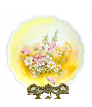 Декоративная тарелка Meadows with delight, Луга наслаждений, Royal Albert, фарфор, винтаж. Англия