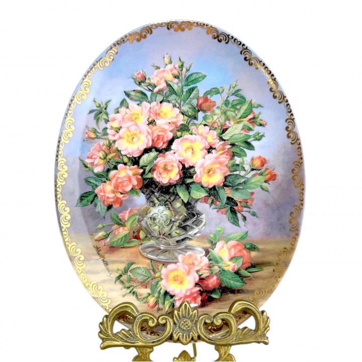Декоративная тарелка Gentle touch, Нежное прикосновение, Royal Worcester. Англия