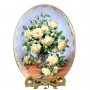 Декоративная тарелка Princess of Wales Rose, Розы принцессы Уэльса, Royal Worcester. Англия