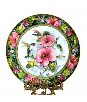 Декоративная тарелка Императорская Колибри, Royal Doulton. Англия
