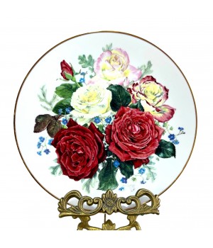 Декоративная тарелка Ароматная Глори, Franklin Mint. Англия