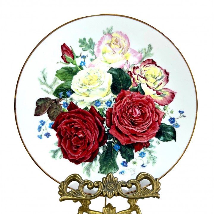 Декоративная тарелка Ароматная Глори, Franklin Mint. Англия
