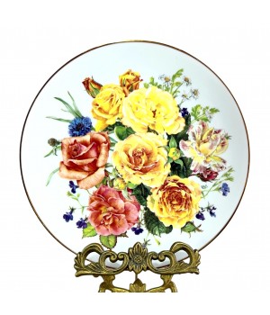  Декоративная тарелка Лучистый восход солнца, Franklin Mint. Англия