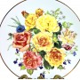  Декоративная тарелка Лучистый восход солнца, Franklin Mint. Англия