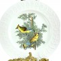 Декоративная тарелка Сойка на сосновой ветке, John James Audubon. США