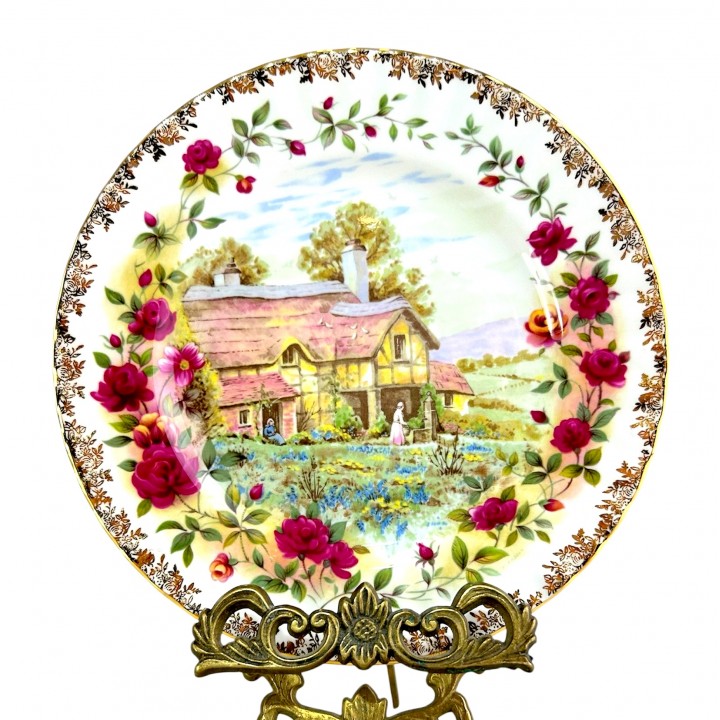  Декоративная тарелка Четыре сезона, Весна Royal Albert. Англия