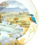 Декоративная тарелка Уединенный ручей в ноябре, Royal Worcester. Англия