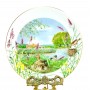 Декоративная тарелка Июль у реки, Royal Worcester. Англия