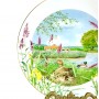 Декоративная тарелка Июль у реки, Royal Worcester. Англия