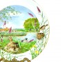 Декоративная тарелка Июль у реки, Royal Worcester. Англия