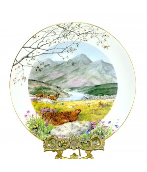 Декоративная тарелка Сентябрь, Royal Worcester. Англия