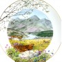 Декоративная тарелка Сентябрь, Royal Worcester. Англия