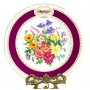 Декоративная тарелка Chelsea Morning, Chelsea Flower Show Plate, Royal Albert, фарфор, винтаж. Англия