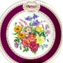 Декоративная тарелка Chelsea Morning, Chelsea Flower Show Plate, Royal Albert, фарфор, винтаж. Англия