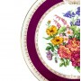 Декоративная тарелка Chelsea Morning, Chelsea Flower Show Plate, Royal Albert, фарфор, винтаж. Англия