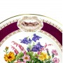 Декоративная тарелка Chelsea Morning, Chelsea Flower Show Plate, Royal Albert, фарфор, винтаж. Англия
