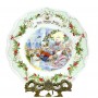 Декоративная тарелка The Snow Ball, Снежки, Royal Doulton. Англия