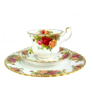 Чайное трио Old Country Roses, Royal Albert. Англия