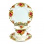 Чайное трио Old Country Roses, Royal Albert. Англия
