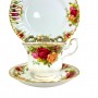 Чайное трио Old Country Roses, Royal Albert. Англия