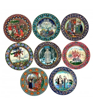 Декоративные тарелки Русские сказки The snow maiden, Снегурочка, Villeroy&Boch, Heinrich. Германия