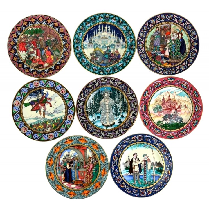 Декоративные тарелки Русские сказки The snow maiden, Снегурочка, Villeroy&Boch, Heinrich. Германия
