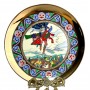 Декоративная тарелка Русские сказки Кощей несет Марью Моревну, Johann Seltmann. Германия