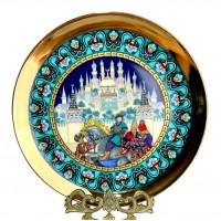 Декоративная тарелка Русские сказки Firebird, Жар-Птица, Johann Seltmann. Германия