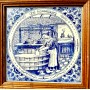 Изразец керамический Сыроварня. Голландия