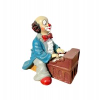Статуэтка винтажная Клоун музыкант играет на рояле, Gilde Clowns. Германия