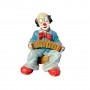 Статуэтка винтажная Клоун музыкант играет на гармошке, Gilde Clowns. Германия