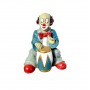 Статуэтка винтажная Клоун музыкант играет на барабане, Gilde Clowns. Германия