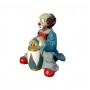 Статуэтка винтажная Клоун музыкант играет на барабане, Gilde Clowns. Германия