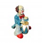 Статуэтка винтажная Клоун музыкант играет на барабане, Gilde Clowns. Германия