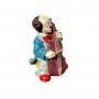  Статуэтка винтажная Клоун музыкант играет на кантробасе, Gilde Clowns. Германия