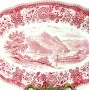 Блюдо овальное Villeroy Boch, Burgenland, красная посуда. Германия