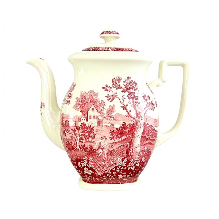 Чайник, заварник Villeroy Boch, Rusticana, красная посуда. Германия