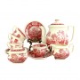 Чайный сервиз Villeroy Boch, Rusticana, красная посуда. Германия