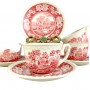 Чайный сервиз Villeroy Boch, Rusticana, красная посуда. Германия